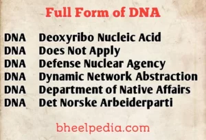 DNA full form in hindi | full form of DNA | DNA meaning in Hindi | DNA full form in Medical Dictionary